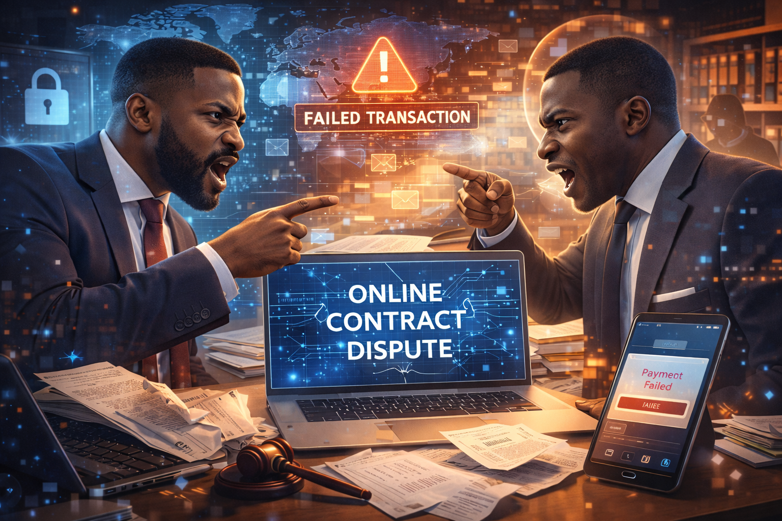 online contract dispute